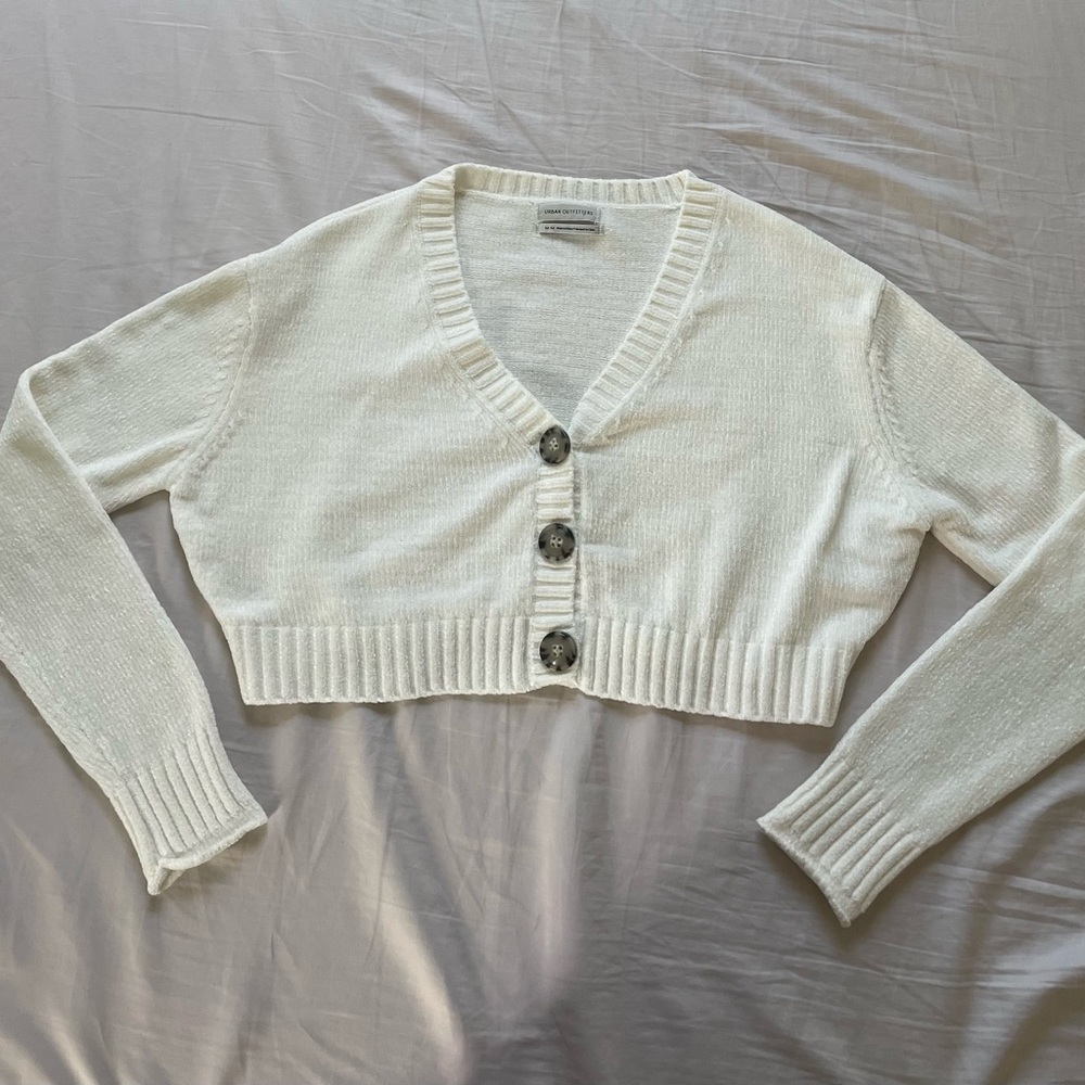 Urban Outfitters White Cardigan